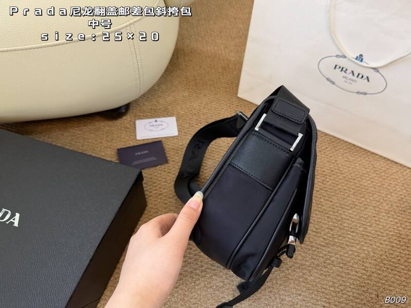 Prada Nylon black crossbody — Premium Replica