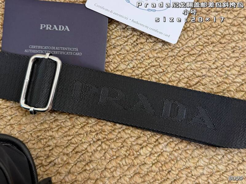 Prada Nylon black small crossbody — 1:1 Replica
