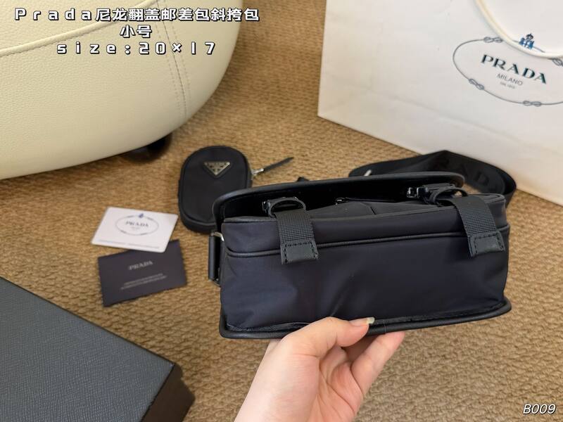 Prada Nylon black small crossbody — 1:1 Replica
