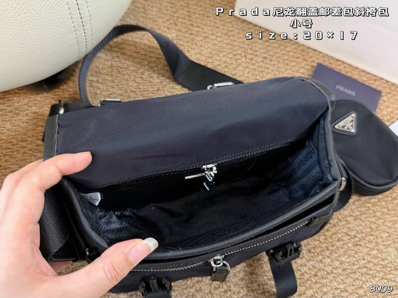 Prada Nylon black small crossbody — 1:1 Replica
