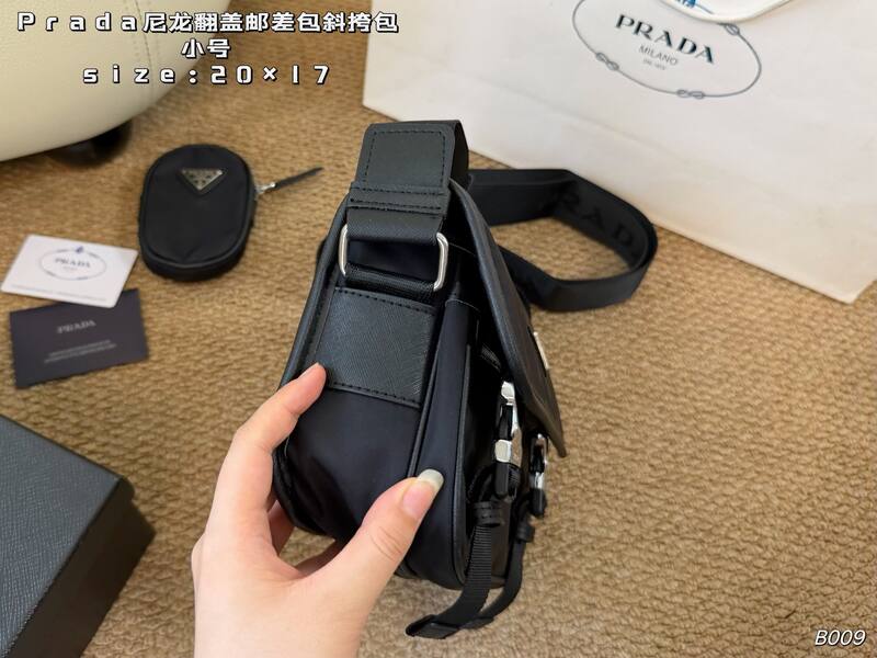 Prada Nylon black small crossbody — 1:1 Replica