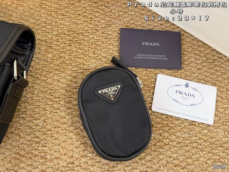 Prada Nylon black small crossbody — 1:1 Replica