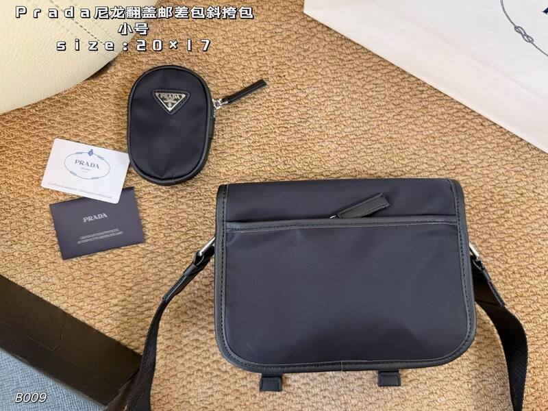 Prada Nylon black small crossbody — 1:1 Replica