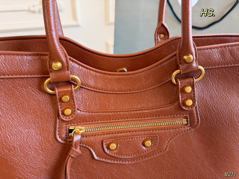 Balenciaga City Brown 38x28x15cm shoulder bag — Premium Replica