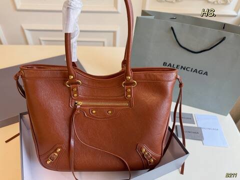 Balenciaga City Brown 38x28x15cm shoulder bag Premium Replica