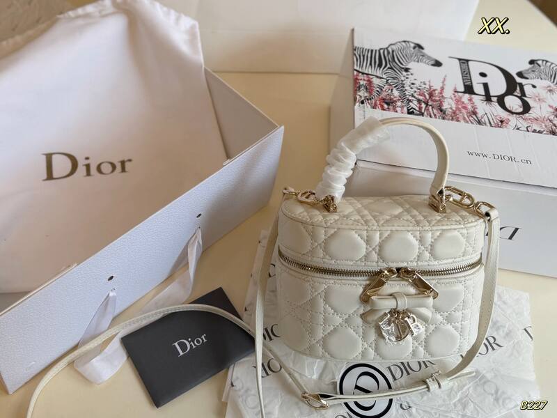 Dior Vanity White crossbody — 1:1 Replica