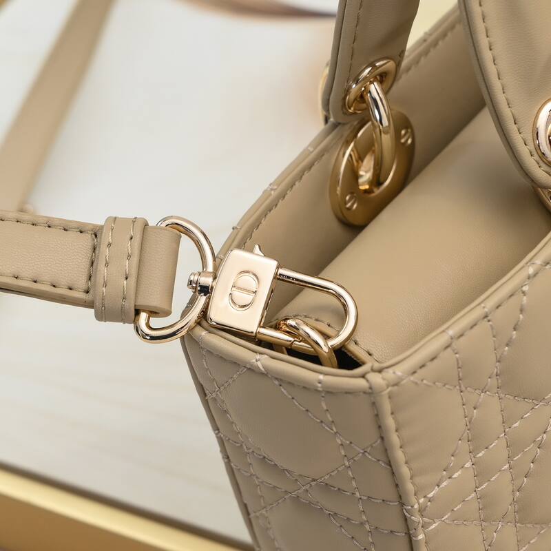 Dior Lady D-Joy Beige shoulder — AAA Quality Replica