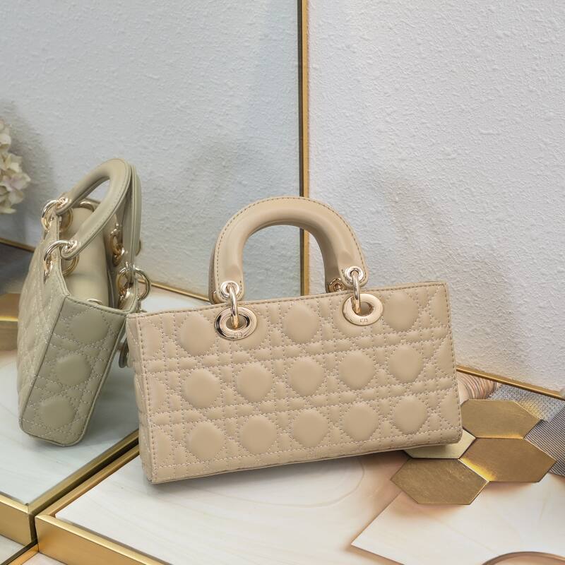 Dior Lady D-Joy Beige shoulder — AAA Quality Replica