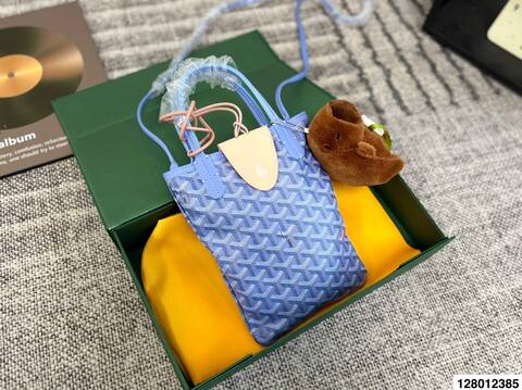 Goyard Blue 18x12cm shoulder bag Top Quality Replica