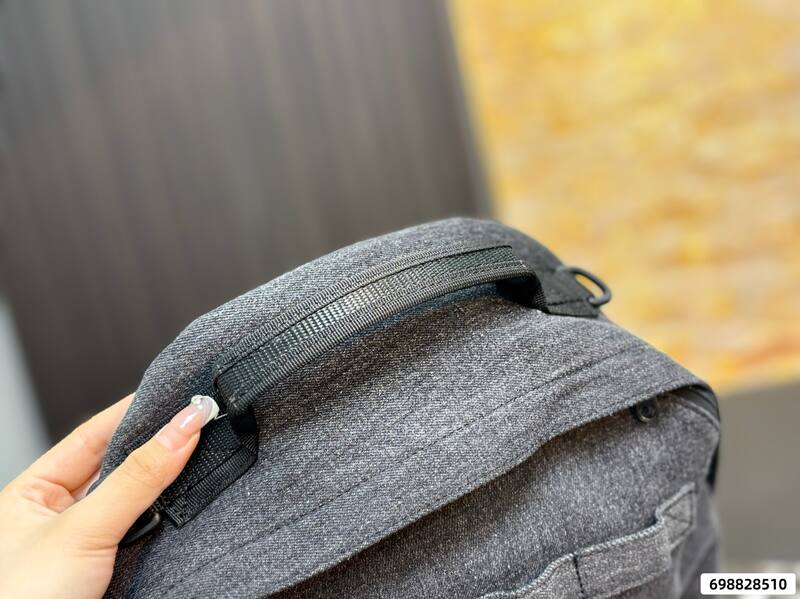 Balenciaga Heather gray denim 42x49x15cm backpack — Top Quality Replica