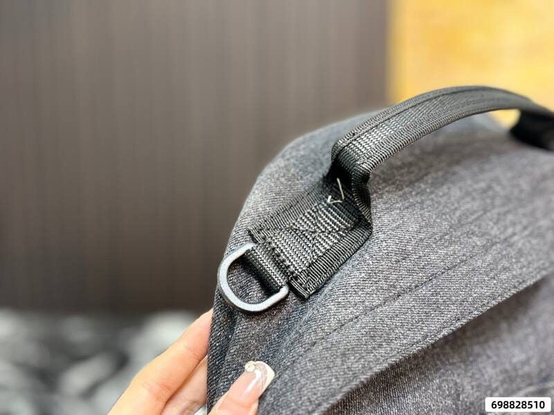 Balenciaga Heather gray denim 42x49x15cm backpack — Top Quality Replica