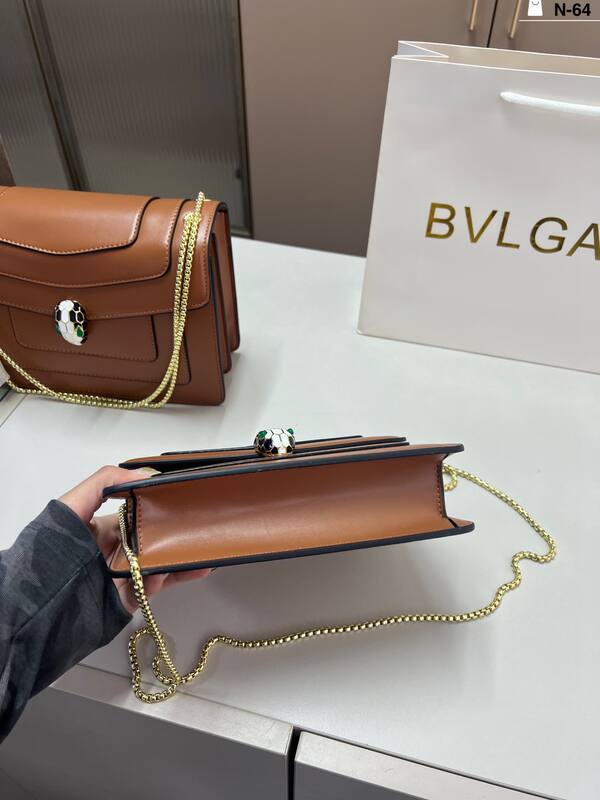 Bulgari 25x18x10cm shoulder bag — AAA Quality Replica