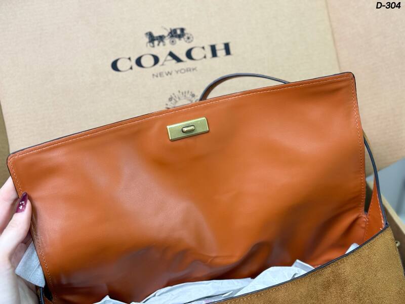 Coach Brown 40x30x16cm shoulder bag — Top Quality Replica
