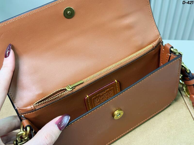 Coach Brown 25x18x10cm shoulder bag — Top Quality Replica