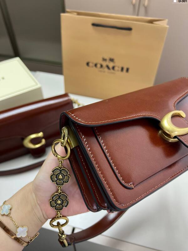 Coach Brown 25x18x10cm shoulder bag — 1:1 Replica