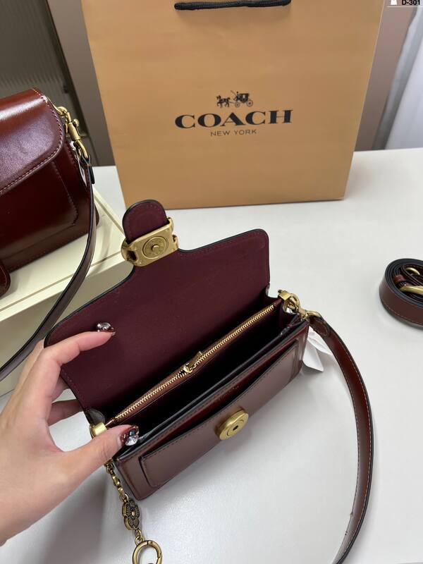 Coach Brown 25x18x10cm shoulder bag — 1:1 Replica