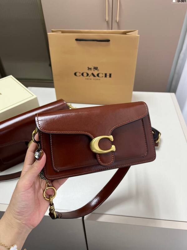 Coach Brown 25x18x10cm shoulder bag — 1:1 Replica