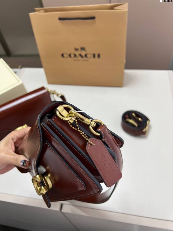 Coach Brown 25x18x10cm shoulder bag — 1:1 Replica