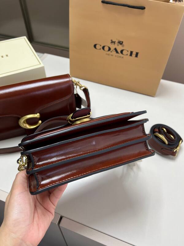 Coach Brown 25x18x10cm shoulder bag — 1:1 Replica