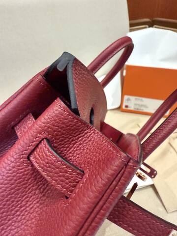 Hermes Birkin 25 Rouge Grenat 25 handbag AAA Quality Replica