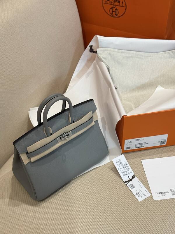 Hermes Birkin Gray handbag — Top Quality Replica