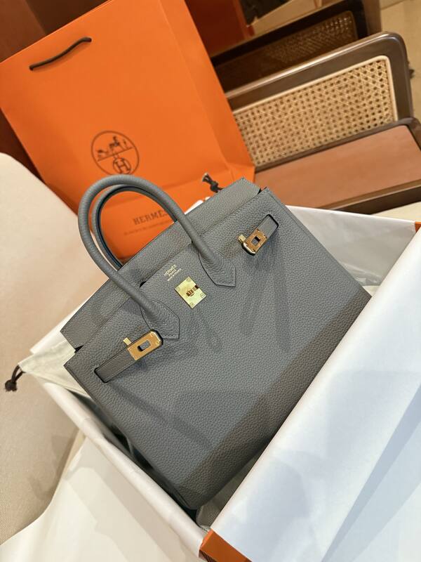 Hermes Birkin Grey handbag — 1:1 Replica