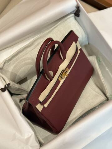 Hermes Birkin Burgundy handbag Top Quality Replica