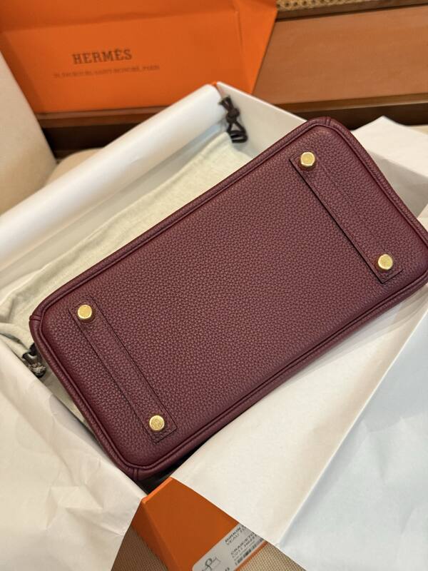 Hermes Birkin Burgundy handbag — Top Quality Replica