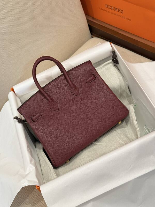 Hermes Birkin Burgundy handbag — Top Quality Replica