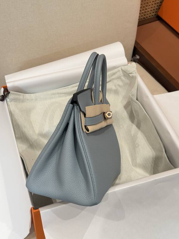Hermes Birkin 25 Light Blue Togo everyday — Premium Replica