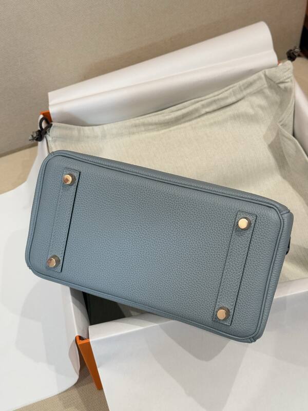 Hermes Birkin 25 Light Blue Togo everyday — Premium Replica