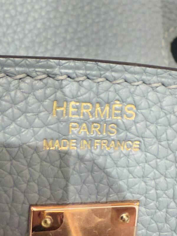 Hermes Birkin 25 Light Blue Togo everyday — Premium Replica