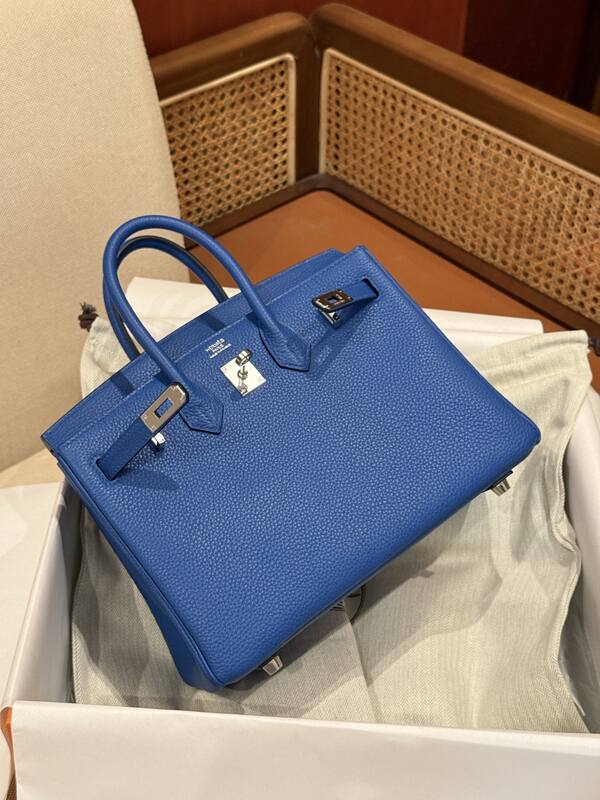 Hermes Birkin 25 Blue France 25 everyday — 1:1 Replica