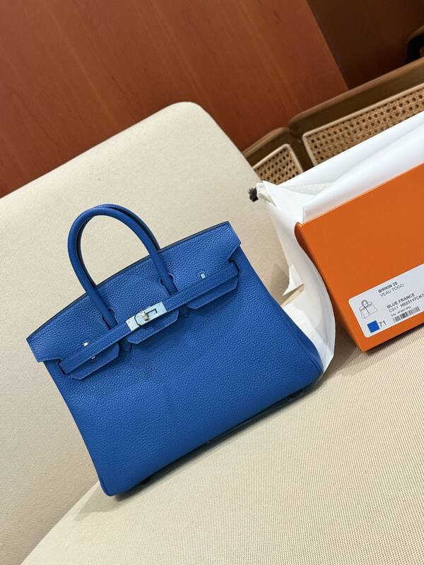 Hermes Birkin 25 Blue France 25 everyday — 1:1 Replica