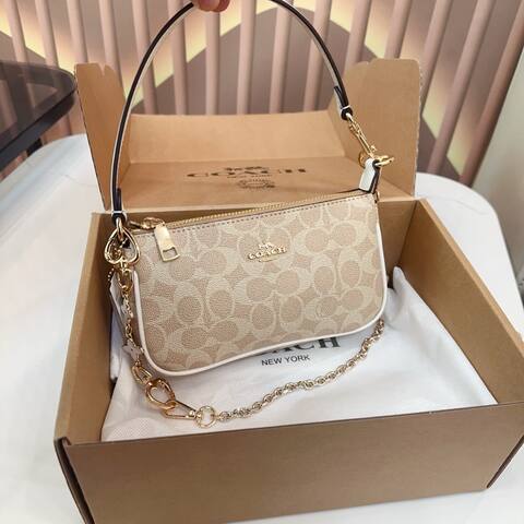 Coach Monogram 18x12cm shoulder bag Premium Replica