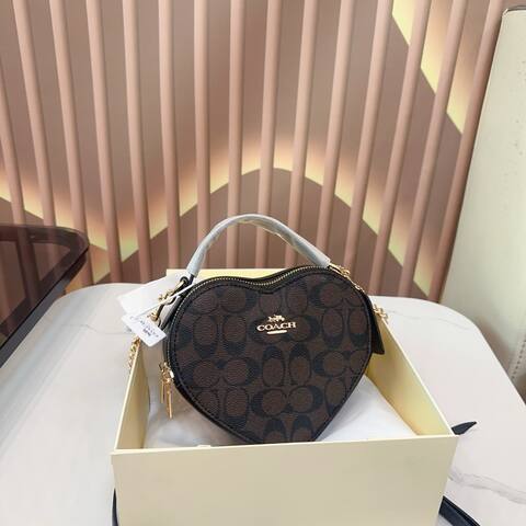 Coach Monogram 18x12cm shoulder bag 1 1 Replica