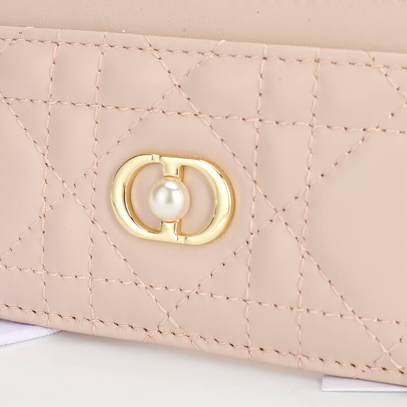 Dior Light Pink card holder — 1:1 Replica