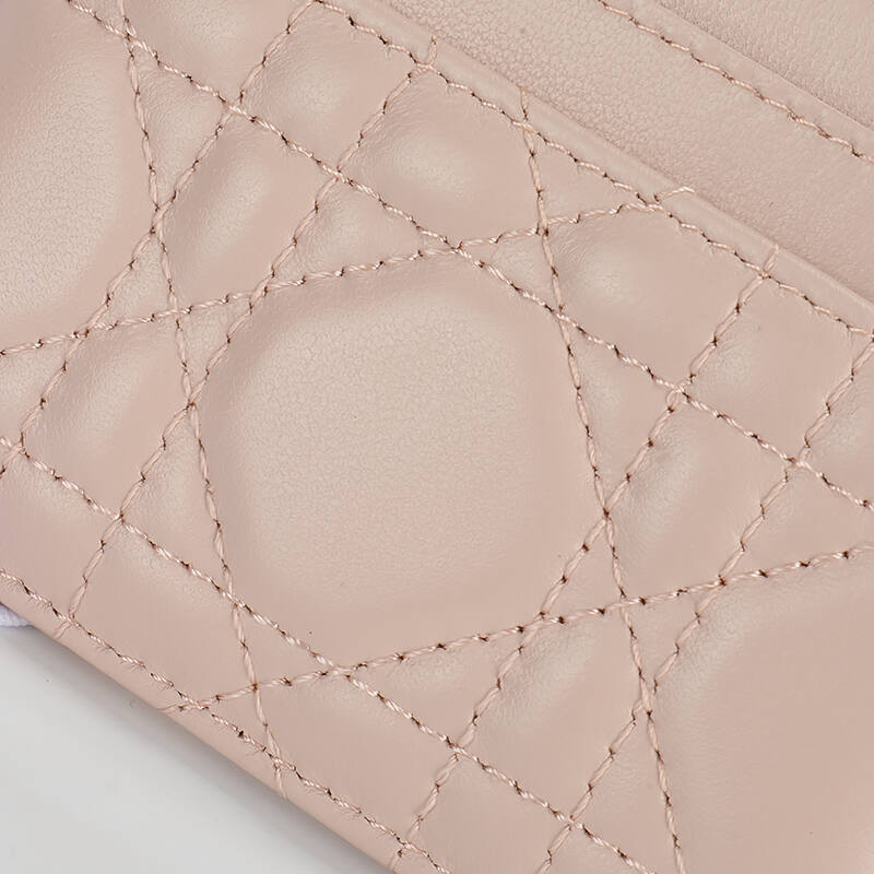 Dior Light Pink card holder — 1:1 Replica