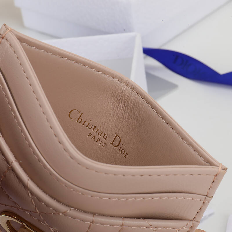 Dior Light Pink card holder — 1:1 Replica