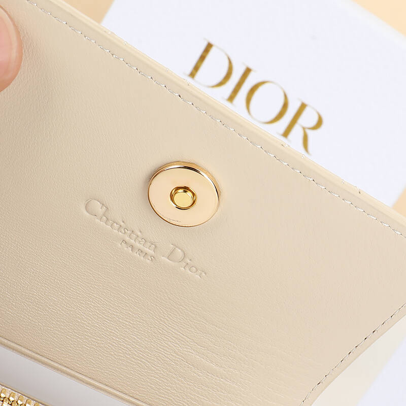 Dior S0966OQDC Beige wallet — Premium Replica