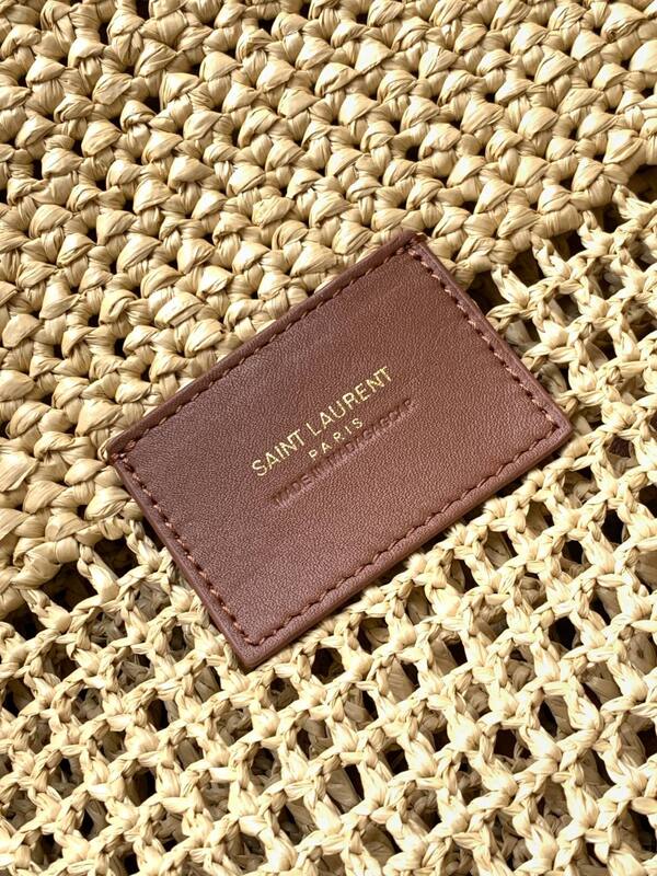 YSL Beige straw tote — Top Quality Replica