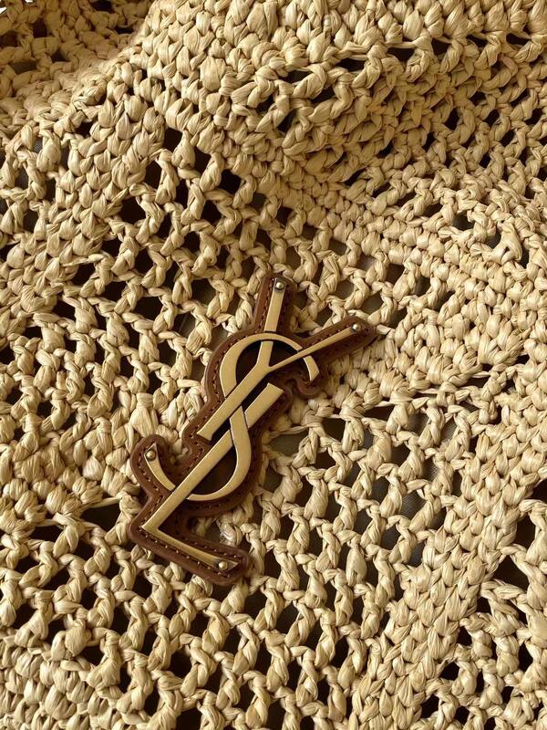 YSL Beige straw tote — 1:1 Replica