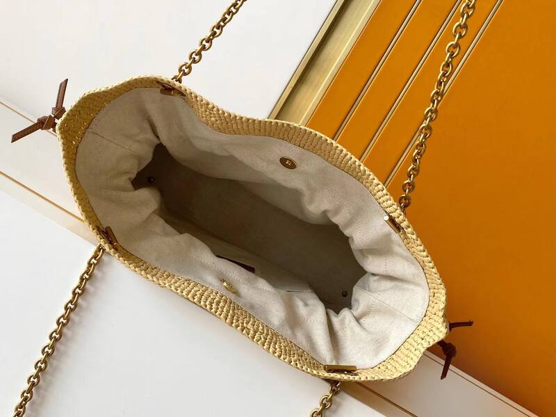 YSL Beige straw tote — 1:1 Replica