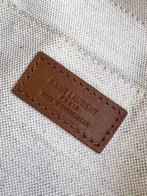 YSL Beige straw tote — 1:1 Replica