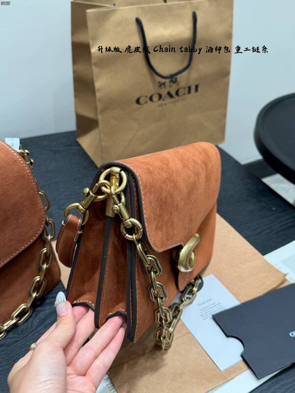Coach Brown 25x18x10cm shoulder bag — Top Quality Replica