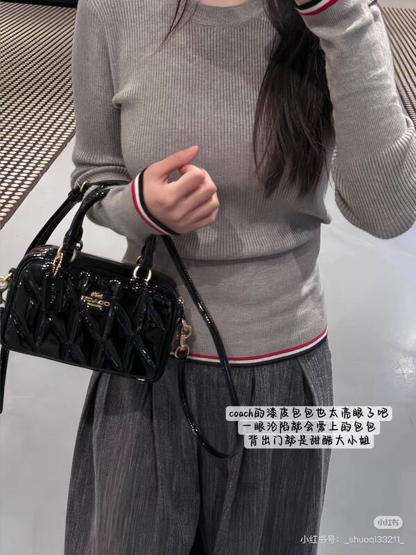 Coach Black 25x18x10cm shoulder bag — Premium Replica