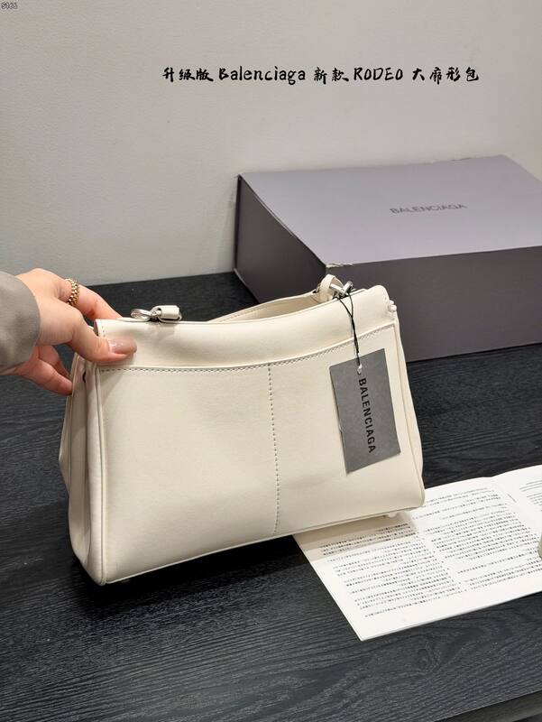 Balenciaga Rodeo White 22*15cm shoulder — 1:1 Replica