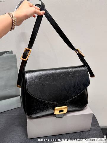 Balenciaga Black shoulder bag Premium Replica
