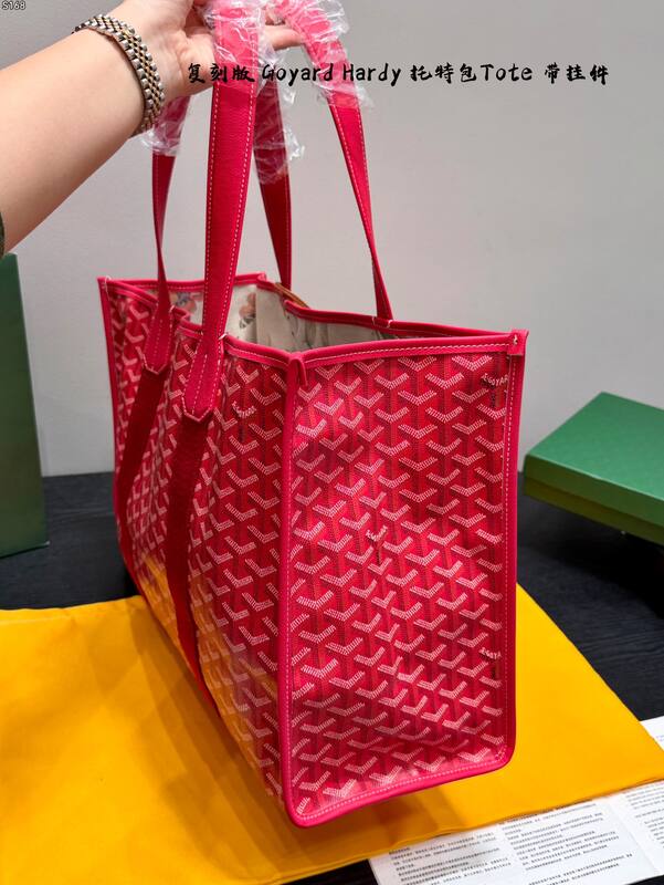 Goyard Hardy Red 41x31x17cm tote bag — 1:1 Replica