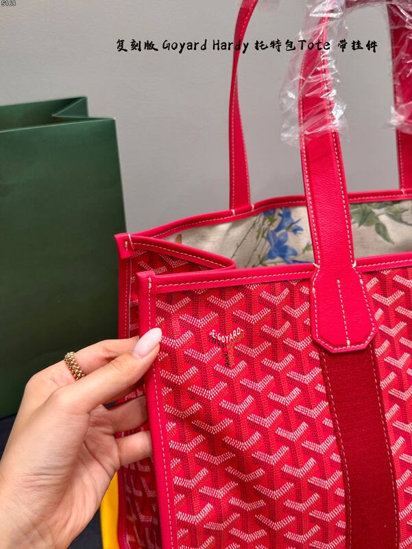 Goyard Hardy Red 41x31x17cm tote bag — 1:1 Replica